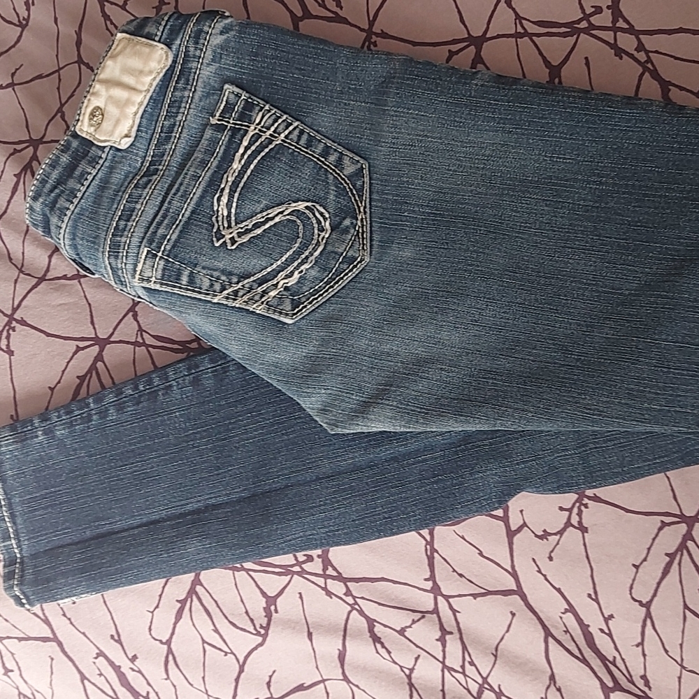 Silver jeans